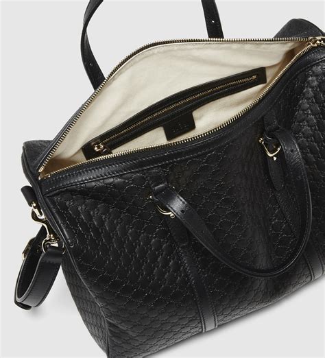 gucci microguccissima bag black leather|Gucci handbags black leather small.